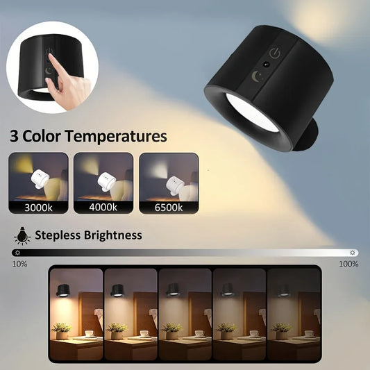 Lampara Doble Reflector Recargable 2x1