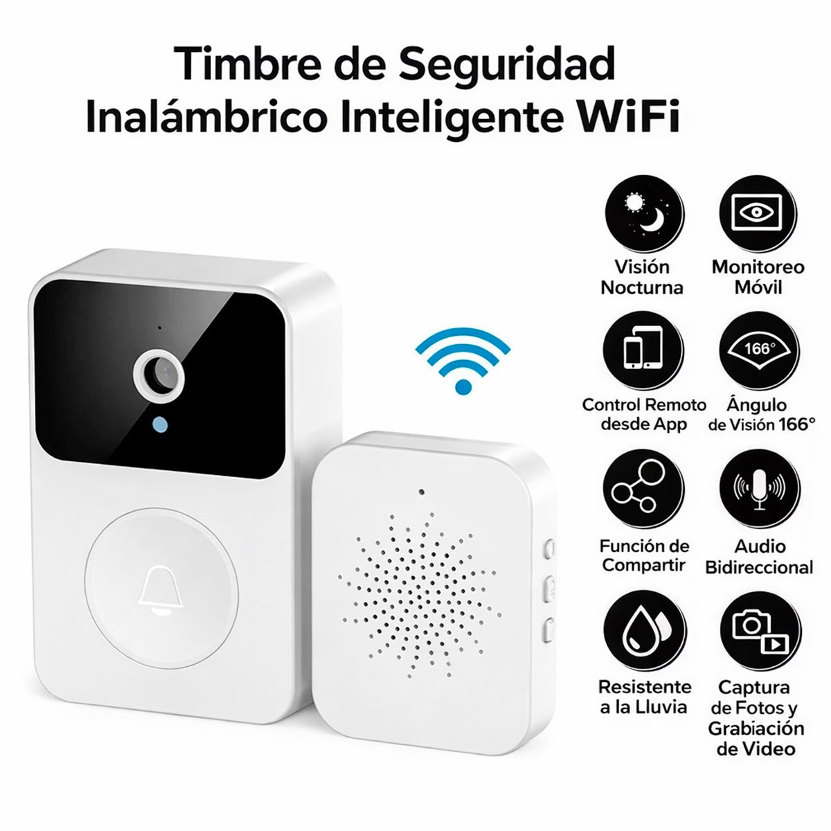 TIMBRE INTELIGENTE CON CÁMARA Y VOZ