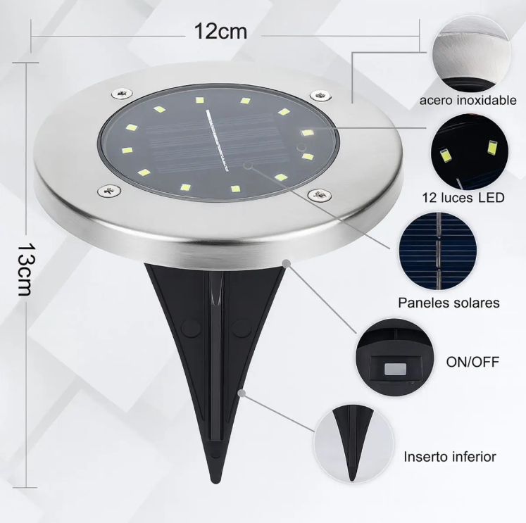 Oferta Imperdible: Combo x8 de Luces Solares para Jardín