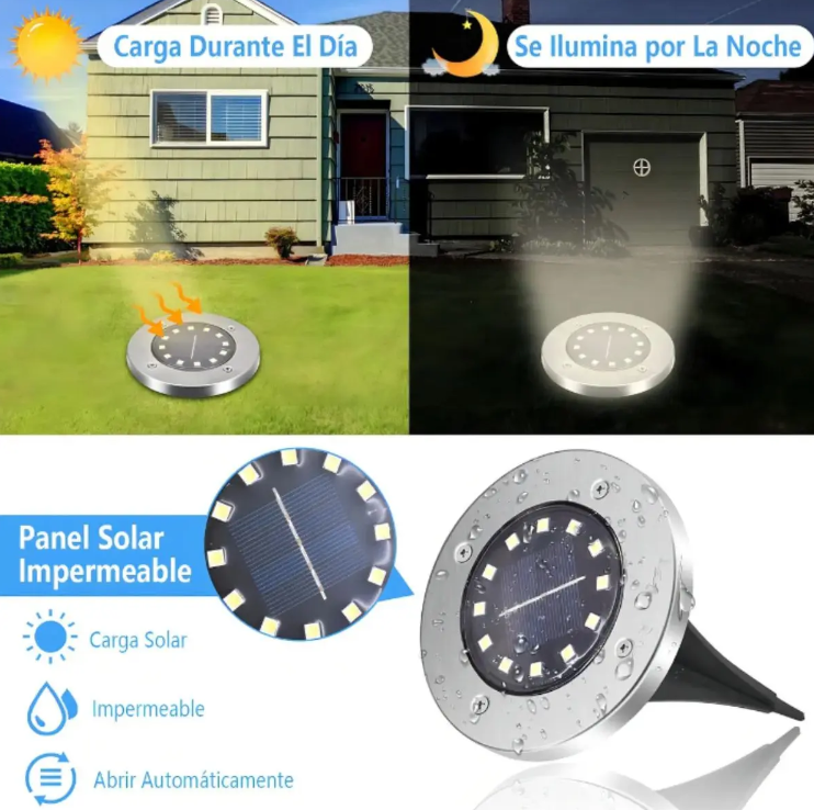 Oferta Imperdible: Combo x8 de Luces Solares para Jardín