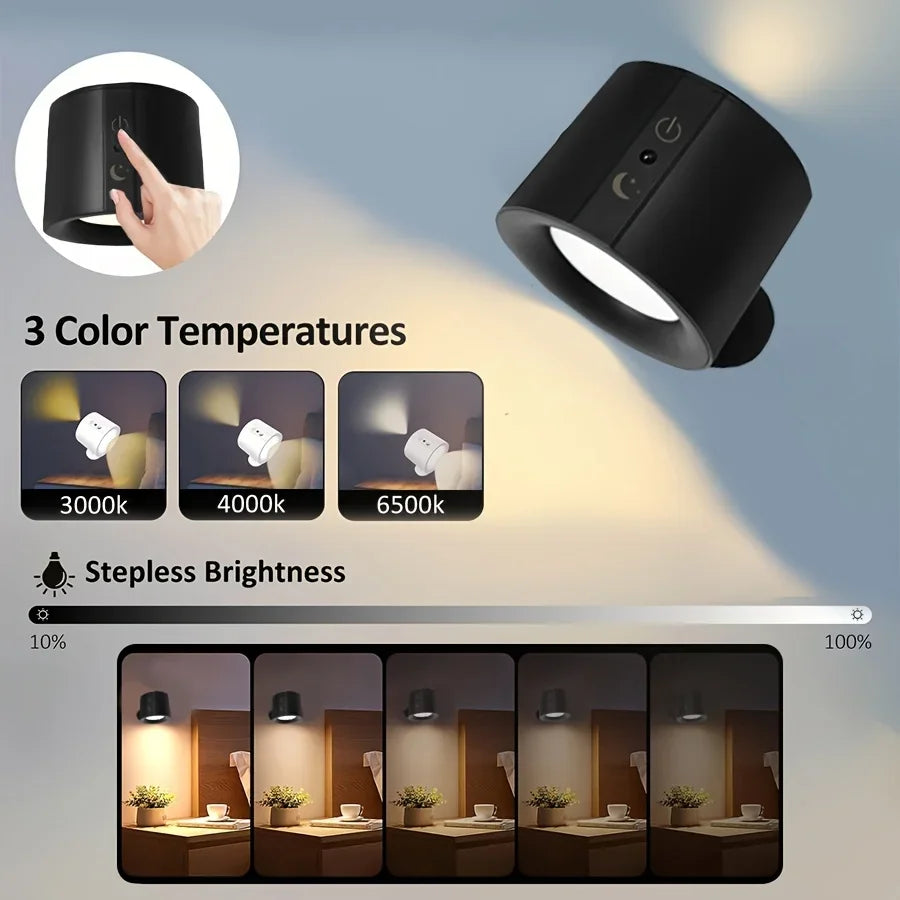 Lampara Doble Reflector Recargable 2x1